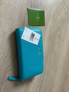 Kate Spade Lacey Cobble Hill Firoza Leather Wallet